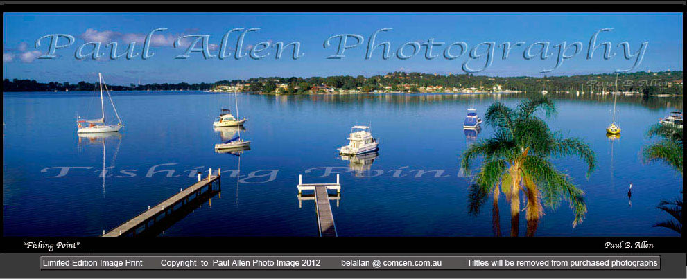 Fishing Point photograph at Lake Macquarie