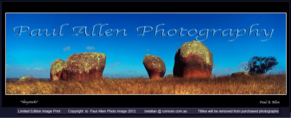 Hay stacks South Australia