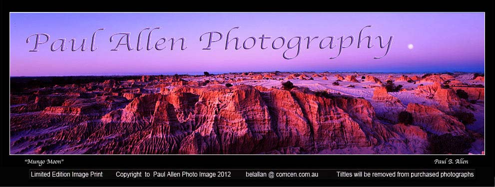 Mungo Moon Australian landscape Photography